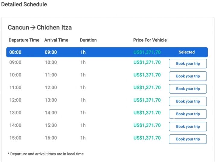 5 Ways To Get From Cancun To Chichen Itza [Info & Prices]
