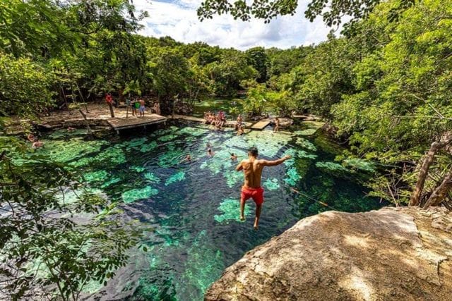 How to Visit the Spectacular Cenote Azul in Playa Del Carmen: Prices ...